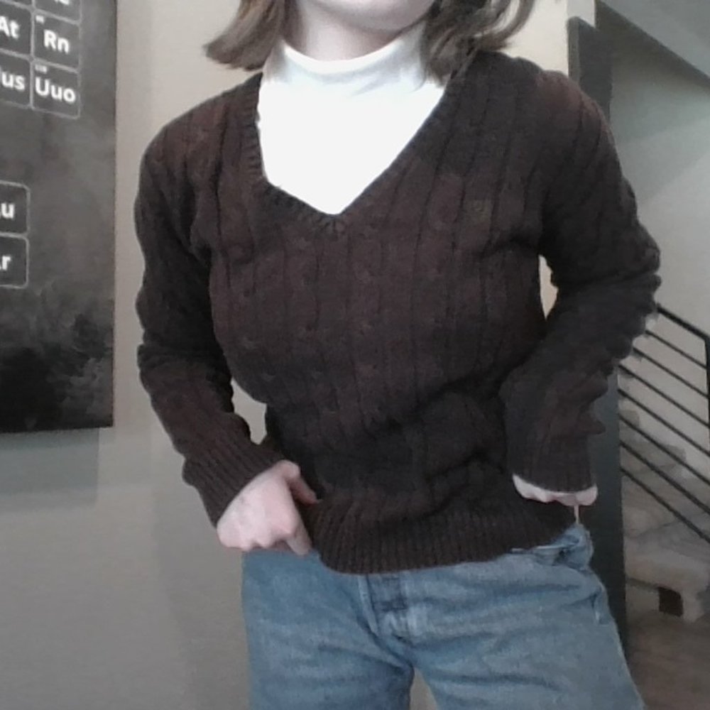 Chaps V-Neck Sweater